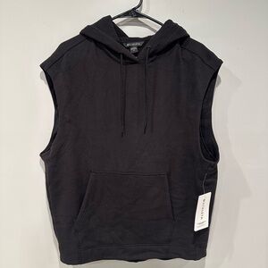 Black Sleeveless Hoodie by Athleta